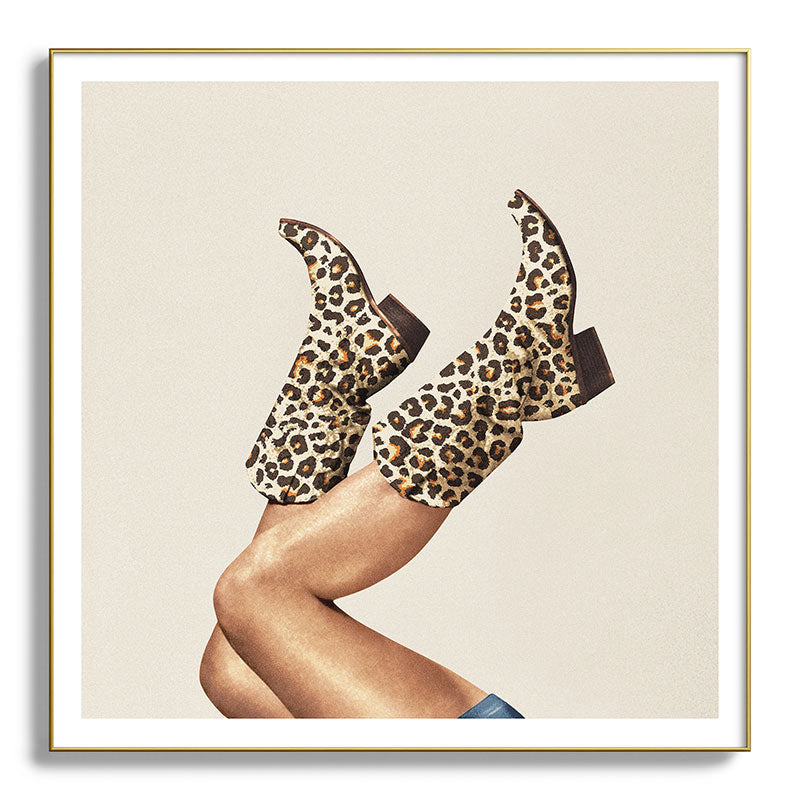 These Boots - Leopard Print Framed Art Print Gallery Image 38