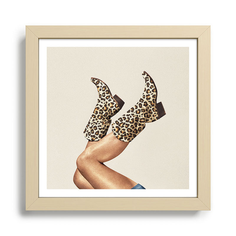 These Boots - Leopard Print Framed Art Print Gallery Image 7