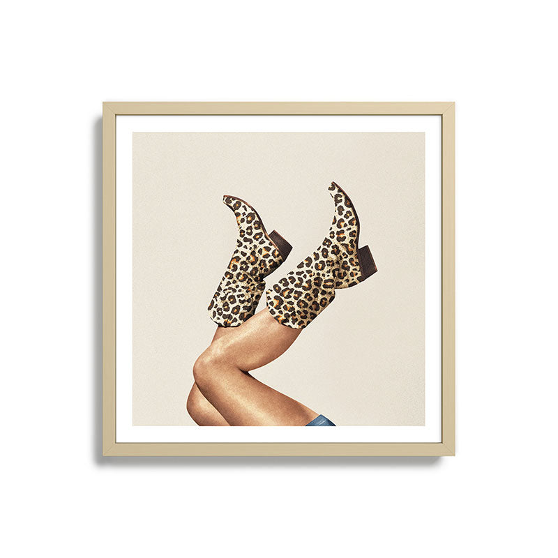 These Boots - Leopard Print Framed Art Print Gallery Image 8