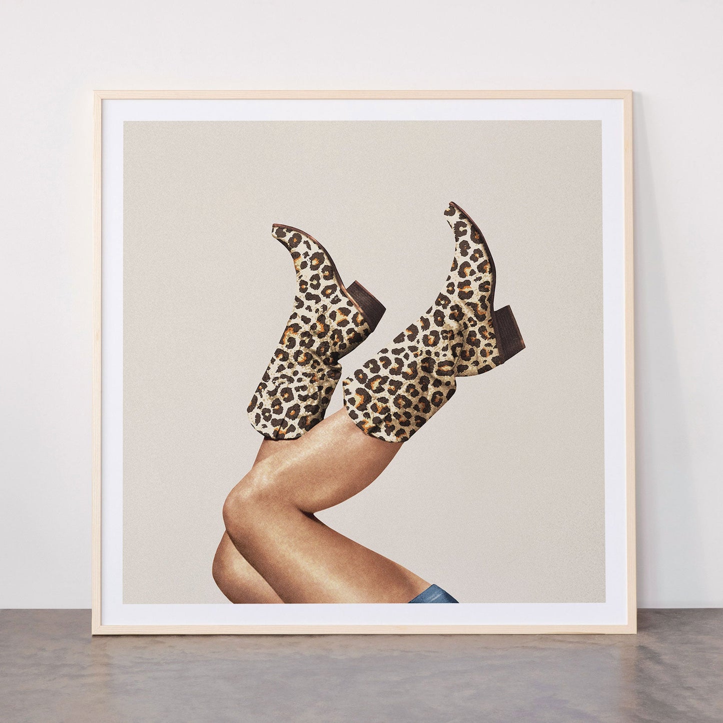 These Boots - Leopard Print Framed Art Print Gallery Image 9
