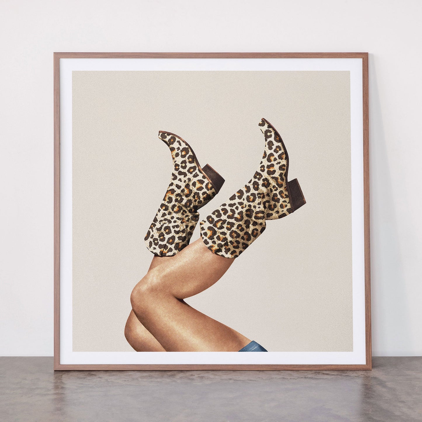 These Boots - Leopard Print Framed Art Print Gallery Image 6