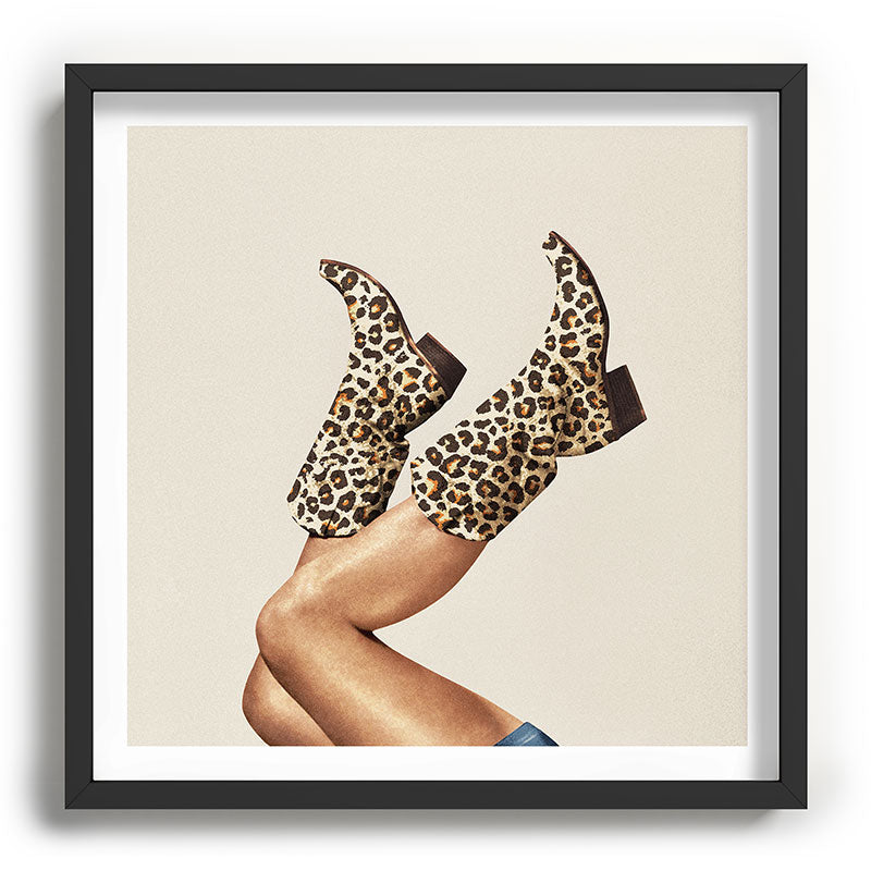 These Boots - Leopard Print Framed Art Print Gallery Image 26