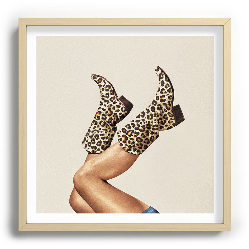 These Boots - Leopard Print Framed Art Print Gallery Image 30