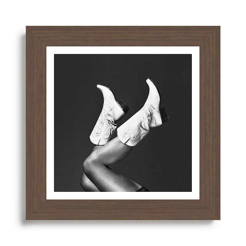 These Boots - Noir / Black & White Framed Art Print Gallery Image 11