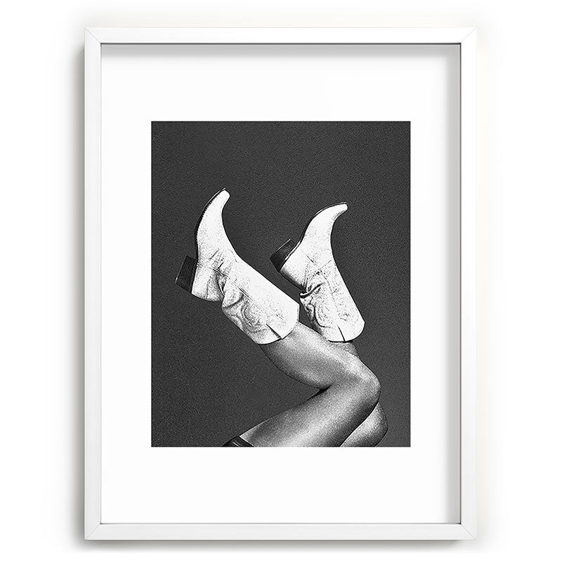 These Boots - Noir II F / Black & White Framed Art Print Gallery Image 78