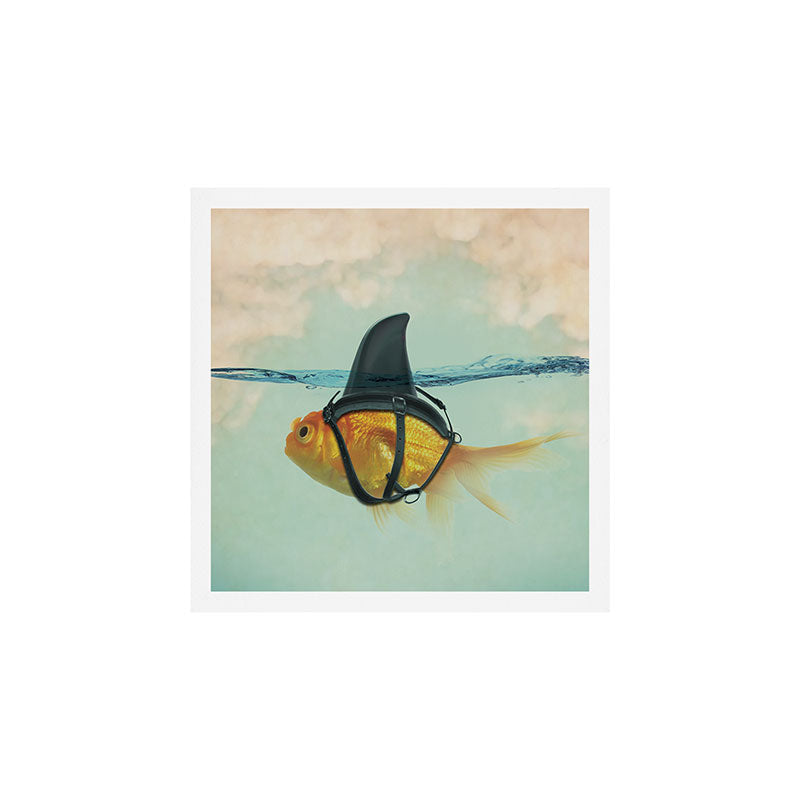 Brilliant DISGUISE - Goldfish with a Shark Fin Art Print Gallery Image 2