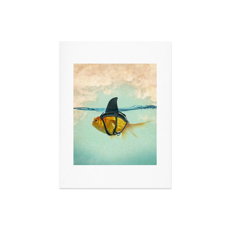 Brilliant DISGUISE - Goldfish with a Shark Fin Art Print Gallery Image 8