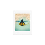 Brilliant DISGUISE - Goldfish with a Shark Fin Art Print Gallery Image 1