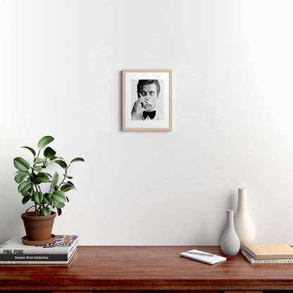 Roger Moore with Martini Retro Vintage Art Framed Art Print Gallery Image 16