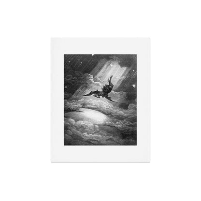 Gustave Doré Paradise Lost Fall to Earth Art Print Gallery Image 4