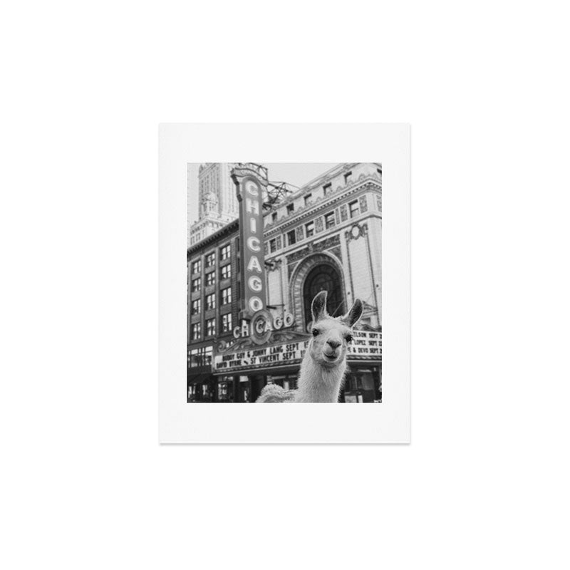 Chicago Llama Art Print Gallery Image 2